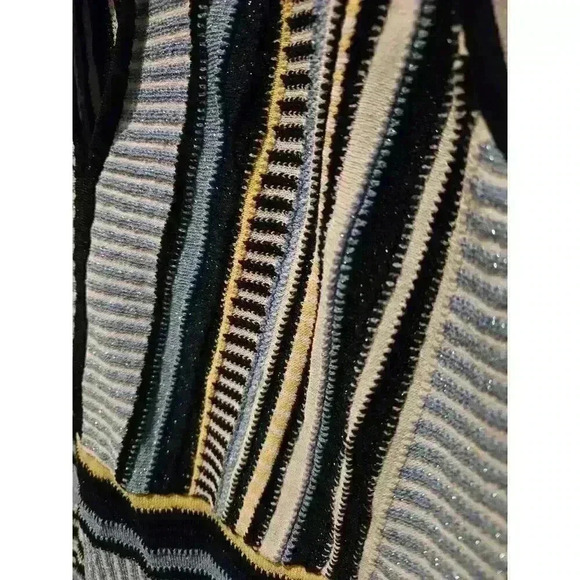 INC Women's Striped Halter Tank Top Multicolor Size M Sleeveless - Picture 2 of 9